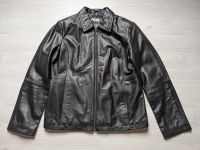 Lederjacke Damen Gr. 40 schwarz Echtleder zeitlos Sachsen-Anhalt - Hamersleben Vorschau