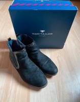 Schwarze Tom Tailor Stiefeletten mit Leomuster Größe 40 Hessen - Biedenkopf Vorschau