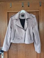 Lederjacke felljacke wildleder kunstfelljacke XL/42 beige rosa Bayern - Grassau Vorschau