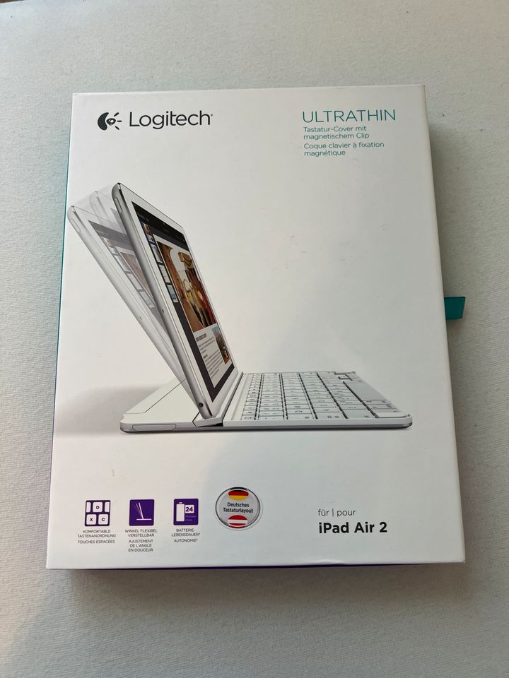 Logitech Ultrathin Tastatur Cover für iPadAir weiß in Frankfurt am Main
