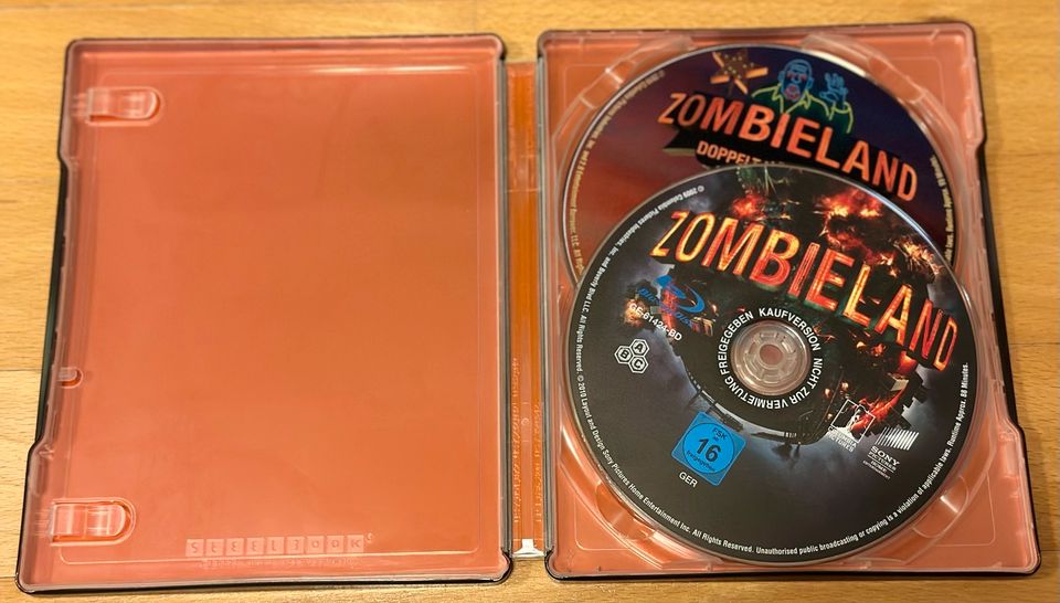 Zombieland 1&2 | Blu-ray Steelbook | DE | OOP | Neuwertig in Neuss
