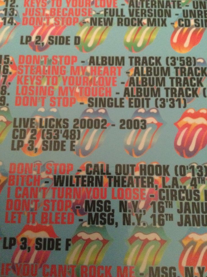 Rolling Stones Alternate Licks Box 3 LPs und 2 Cd in Heidelberg