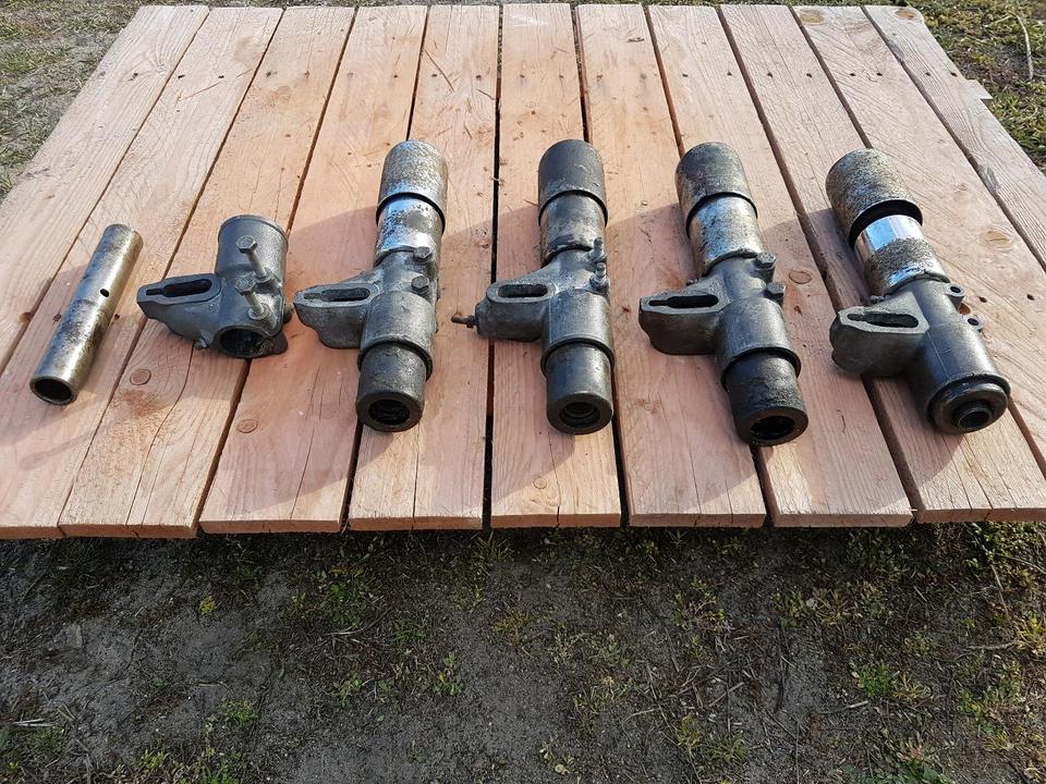 MZ RT 125 Stoßdämpfer Achsfaust Achsaufnahme Federung in Planebruch