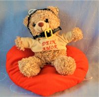 Teddybär Amor mit Herzkissen ca 28 cm x 24 cm Niedersachsen - Lehrte Vorschau