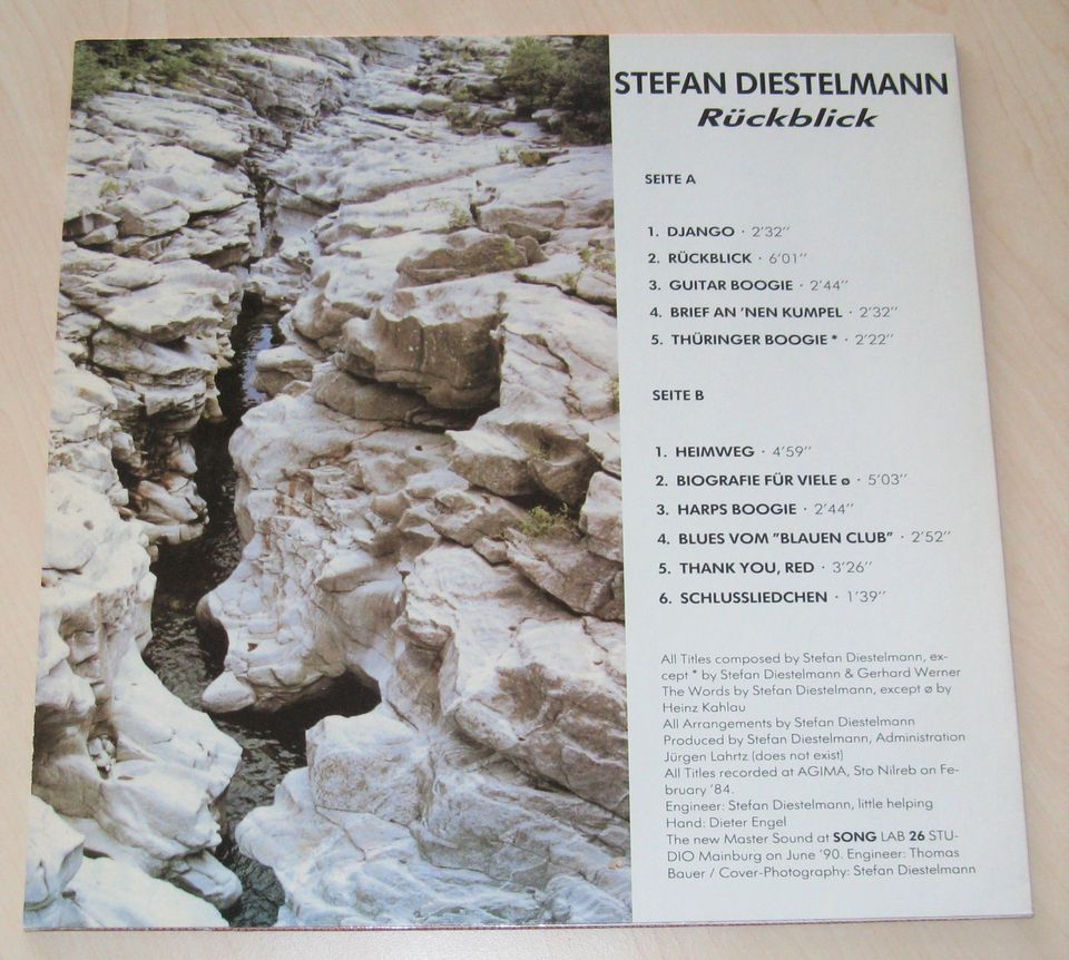 Stefan Diestelmann Rückblick Folk Blues & Boogie LP Vinyl ex DDR in Hösbach