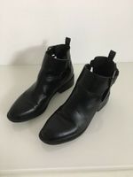 schwarze Damen Chelsea Boots Biker Boots Gr. 38 Dortmund - Brünninghausen Vorschau