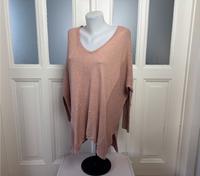 Mango Oversize Pullover mit Glitzerfäden Gr. M rosa Niedersachsen - Ganderkesee Vorschau