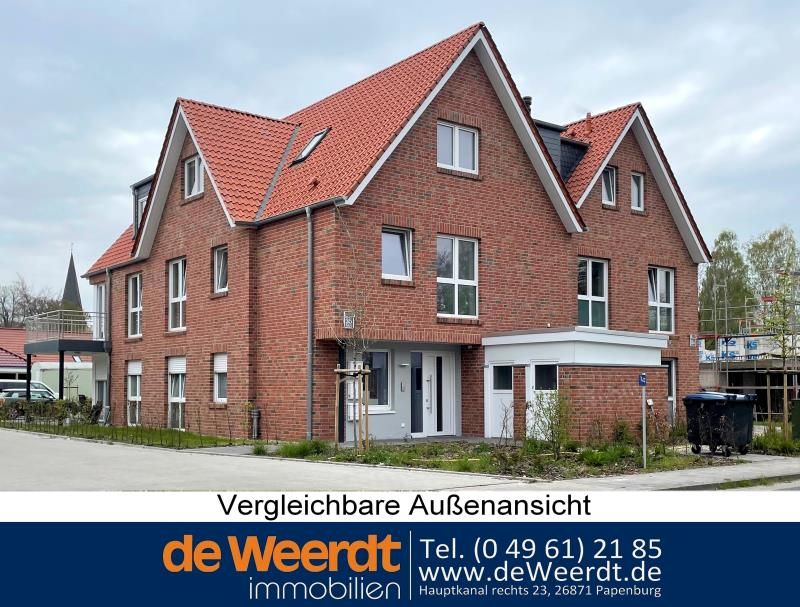 Neubau-Obergeschosswohnung mit Balkon in Hesel, www.deWeerdt.de in Hesel