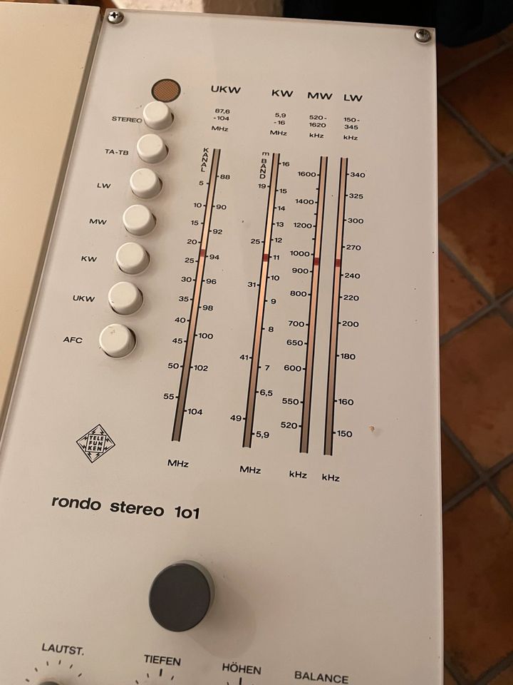 Plattenspieler Nostalgie Telefunken Rondo Stereo 101 in Dortmund