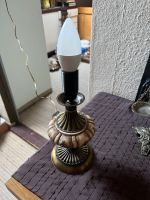 Schöne alte Tischlampe Messing mit Verzierung von Targetti Hessen - Gedern Vorschau