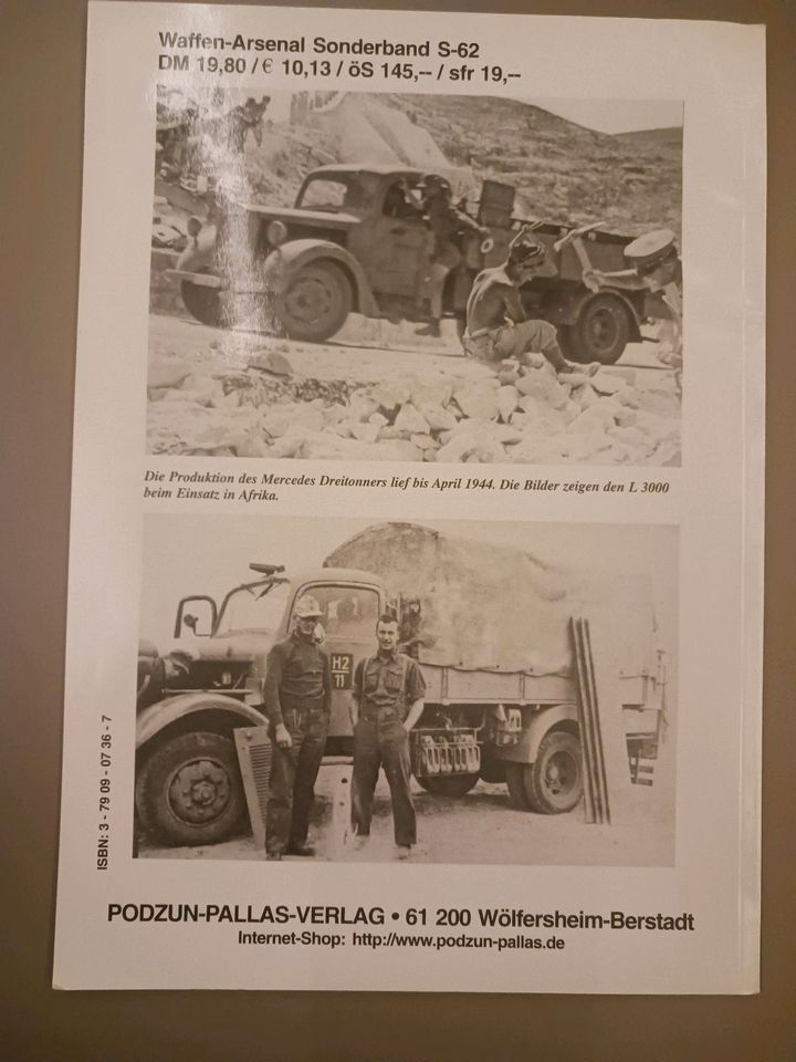 MERCEDES-LKW 1935-1945; Waffen-Arsenal Sonderband S-62 in Meppen