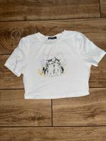 kurzes Shirt mit Katzen Print Berlin - Neukölln Vorschau