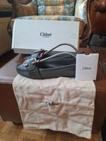 Chloè Schuhe Ballerina Leder antrazit Gr. 37 Wandsbek - Hamburg Wellingsbüttel Vorschau