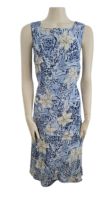 Vintage Kleid Damen Sommerkleid 38 Viskose Hellblau Geblümt M 38 Aachen - Aachen-Laurensberg Vorschau