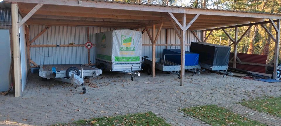 750kg. Anhänger, Autotrailer Plattform Motorradtransporter Mieten in Esterwegen