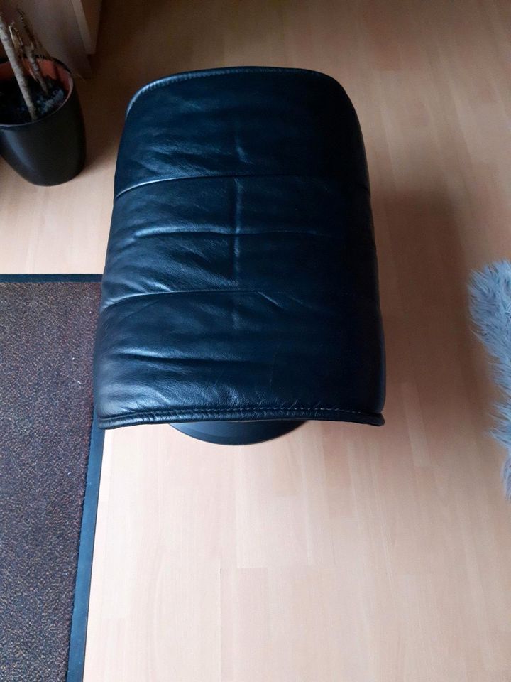 Stressless Leder Hocker in Neuried