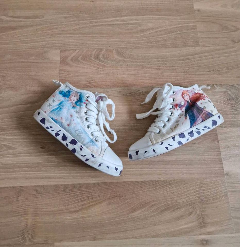 ⭐️Geox weiße Sneakers Frozen 2  Anna Elsa⭐️30 in Plankstadt