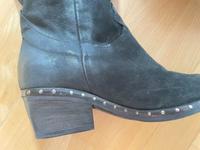A.S.98 Cowboy Boots Stiefel schwarz Gr. 37 Biker Boots spitz Lede Bayern - Ingolstadt Vorschau