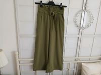 Amisu Highwaist Culottes Wide Leg Sommer Hose Grün XS S 34 36 Köln - Ossendorf Vorschau