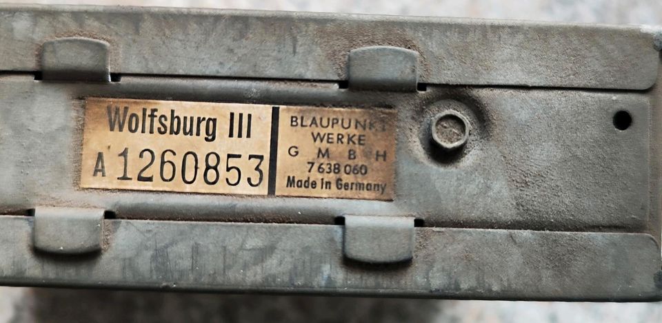 Volkswagen Oldtimer Radio Blaupunkt, Typ Wolfsburg III in Volkmarsen