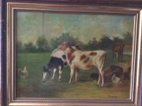 Ölgemälde: Kühe von P. Van Og Aachen - Kornelimünster/Walheim Vorschau