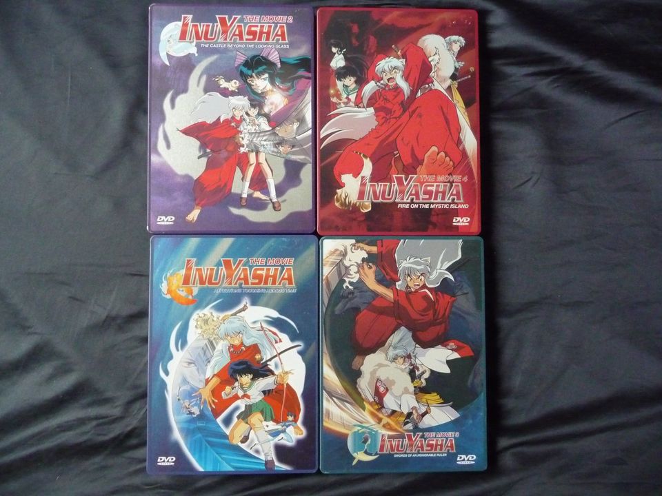 Anime InuYasha The Movie 1 – 4 Steelbook DVD in Dortmund