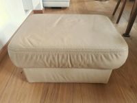 Echtleder Hocker kleine Sitzbank beige 72 x 52 Höhe 41 Dresden - Äußere Neustadt Vorschau