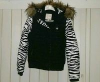 Nickelson Italy Jacke Steppjacke Gr.36 Zebra Muster Fell Kapuze Thüringen - Jena Vorschau