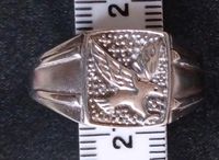 925 Silber Schmuck Herrenring Durchmesser : 24 mm Baden-Württemberg - Frankenhardt Vorschau