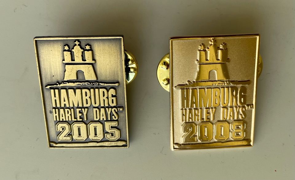 Harley Davidson Pins. Hamburg Harley Days 2005,2008 in Boren