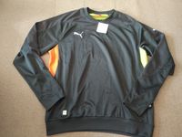 Puma Pullover Pulli Sweatshirt - Dunkel Grau Neongelb Neongrün L Berlin - Schöneberg Vorschau