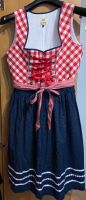 Dirndl mit Schürze Tracht rot blau weiß Baden-Württemberg - Weil am Rhein Vorschau