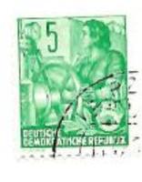 Briefmarken 5 der DDR der Serie "Fünfjahresplan" von 1955 Bayern - Wendelstein Vorschau