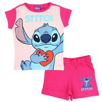 Disney Stitch 2-Teiler Mädchen rosa pink Shorts T-Shirt 110 Baden-Württemberg - Ostrach Vorschau
