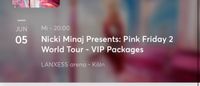 Nicki Minaj Köln VIP Golden circle early entry Nordrhein-Westfalen - Remscheid Vorschau