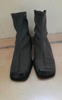 Stiefeletten, schwarz/grau, Leder und Stretch, Gr. 3 Nordrhein-Westfalen - Niederzier Vorschau