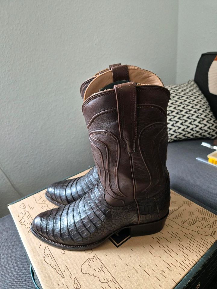Genuine Texas cowboy boots (crocodile) in Düsseldorf