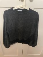 Pullover Zara grau Gr. S Strick Spitze Stuttgart - Bad Cannstatt Vorschau