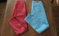 Neuwertig 2 More&More Stretch Hose Hose Gr. 38 M, hellblau /  rot Kreis Pinneberg - Wedel Vorschau