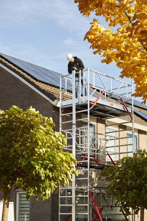 Gerüstaufzug - Lift für Solar & Boxen - bedienbar mit Akkubohrer in Jettingen-Scheppach