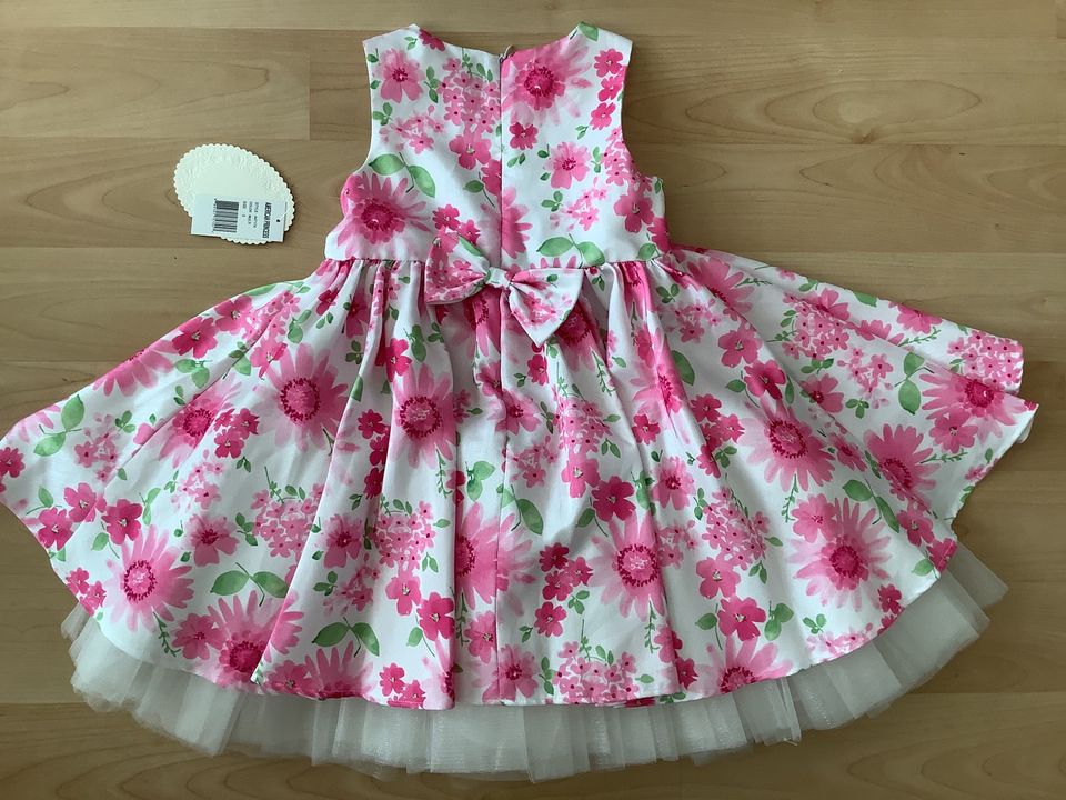 Kleid Amerika Prinzessin festlich Pink weiß Tüll 5 104 - 110 NEU in Krefeld