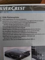 Silvercrest USB-Plattenspieler, unbenutzt Niedersachsen - Seevetal Vorschau
