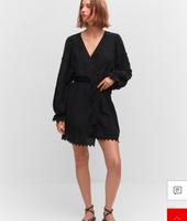 Mango Wickelkleid aus Baumwolle schwarz neu  S 36 Nordrhein-Westfalen - Olsberg Vorschau