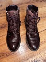 Josef Seibel Hochwertige Leder Schnür Stiefel - Gr. 37 Rheinland-Pfalz - Bad Kreuznach Vorschau