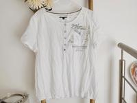 XXL 44 Soccx Camp David Bluse Shirt T-Shirt weiß Print Sachsen-Anhalt - Genthin Vorschau