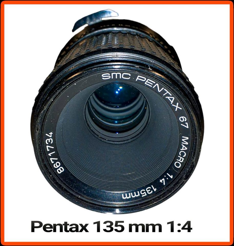 Pentax 135 mm 67 Macro 1:4 Mittelformat 6x7 Objektiv in Sankt Augustin