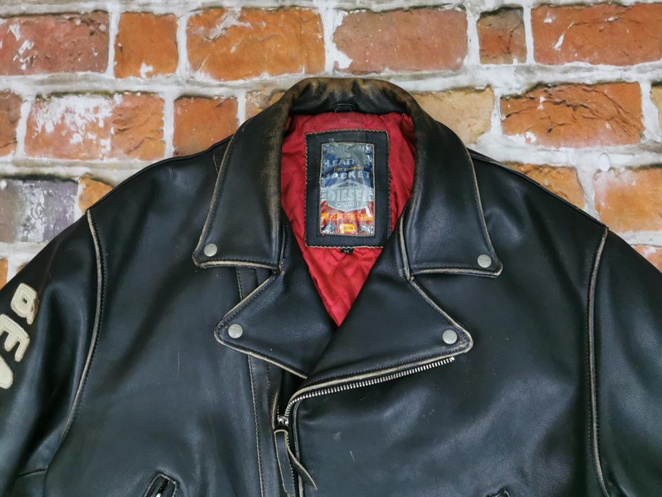 DIESEL BIKER MASTERPIECE LEDERJACKE – DAYTONA FLA BEACHRACE in Berlin