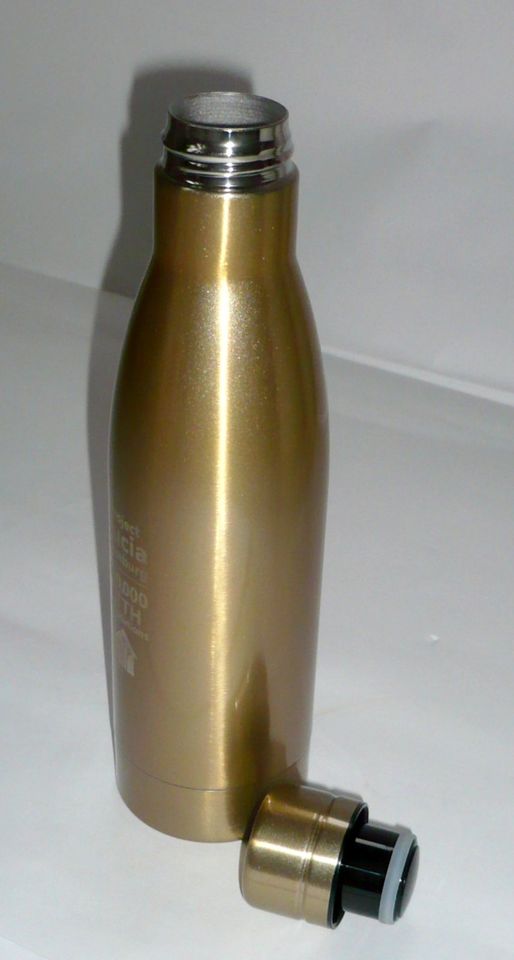 Avenue Vasa Edelstahl Thermo Iso Trinkflasche goldfarben 0,5L Neu in Lübeck