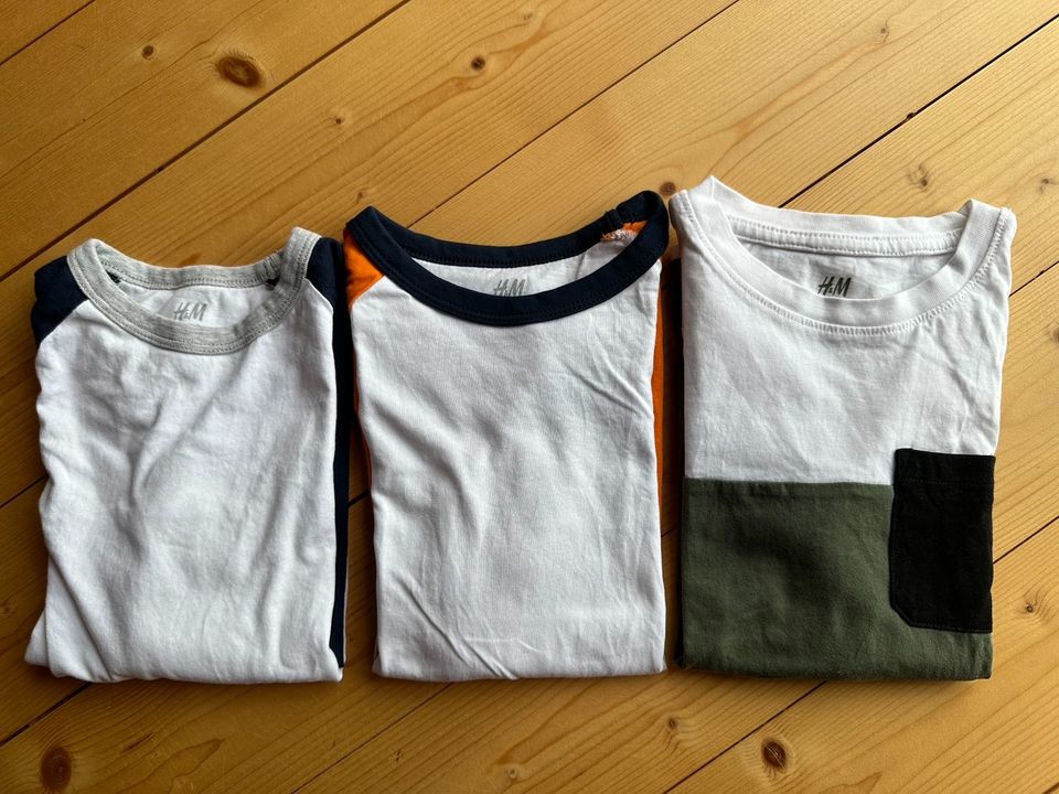 SET 3x Langarmshirt Gr.110/116 in Pfullingen