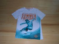 T-Shirt, für Jungs, Weiß mit Surf-Motiv, Gr. 158/164, C&A Brandenburg - Wandlitz Vorschau